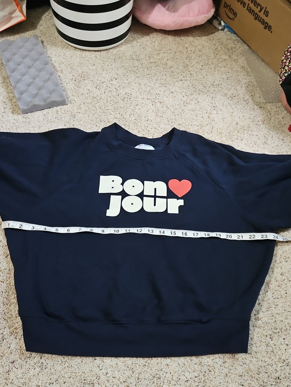 Old Navy Bonjour Sweatshirt - Picture 9 of 13